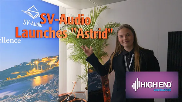 SV-Audio launches Astrid loudspeakers at High End Vienna 2026